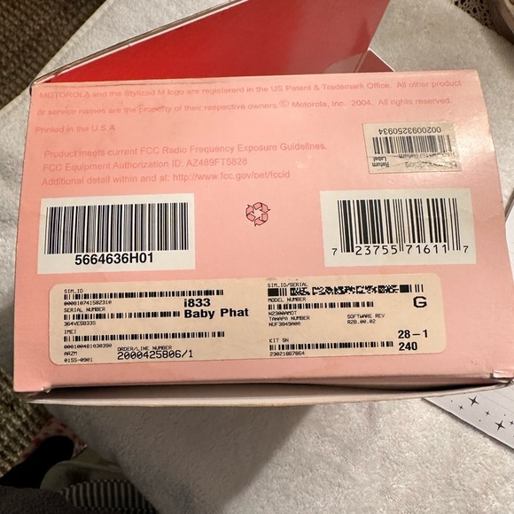 baby phat phone in the box with all the rhinestone diamonds $1200 pristine - Picture 6 of 8